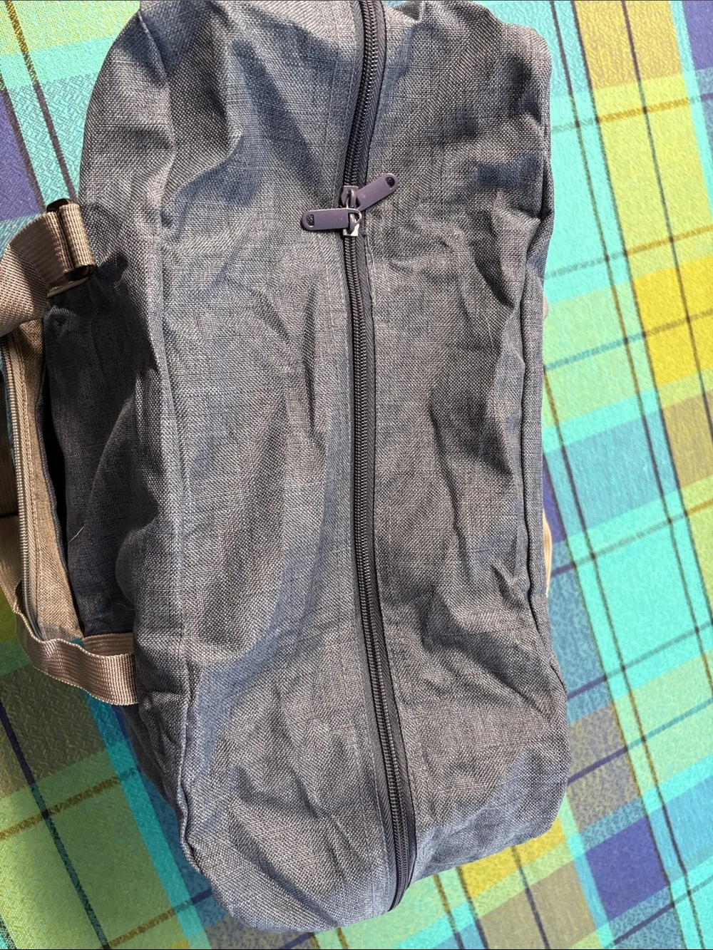 Travel duffel bag, folds into small pack